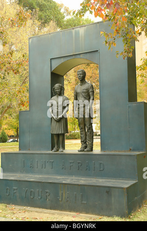 Birmingham, Al, Alabama, Downtown, Kelly Ingram Park, Civil Rights Movement Statue 'The Children's March' Stock Photo