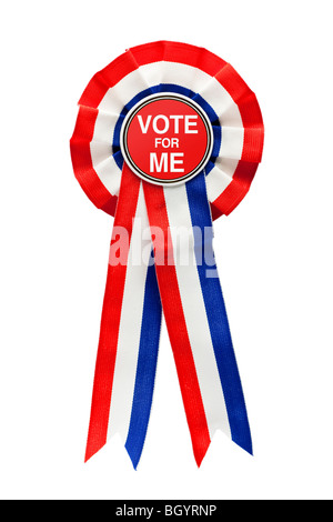 Rosette Ribbon - Vote for Me Stock Photo