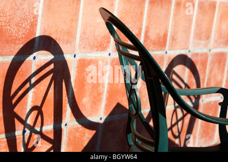 Chair shadow Stock Photo