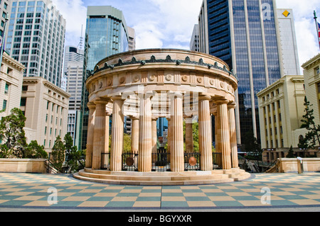 BRISBANE, Australia - Brisbane's ANZAC War Memorial with eternal flame Stock Photo