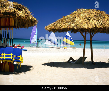 Tropical Beach, Varadero, Matanzas, Republic of Cuba Stock Photo