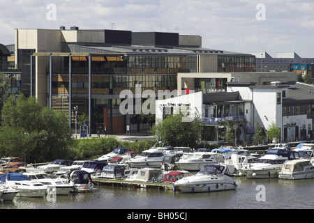 Lincoln University, Brayford Pool, Lincoln, Lincolnshire, England, U.K. Stock Photo