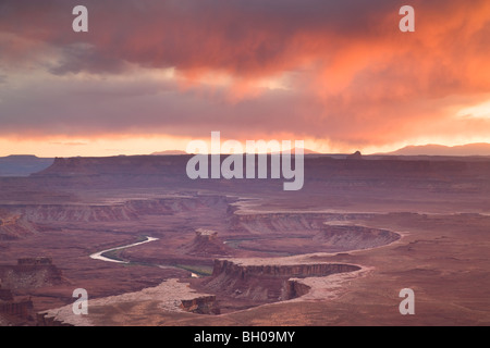 Green River Overlook, Island in the Sky District, Canyonlands National Park, near Moab, Utah. Stock Photo