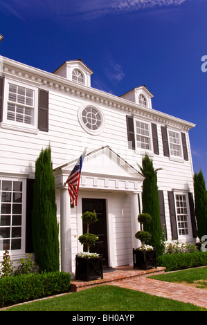 New England style  house, California, USA Stock Photo