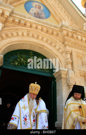 Israel, Jerusalem, the feast of Mary Magdalene at the Russian Orthodox Church of Mary Magdalene on the Mount of Olives Stock Photo