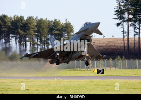 RAF Typhoon at RAF Leuchars Airshow 2009, Fife, Scotland Stock Photo