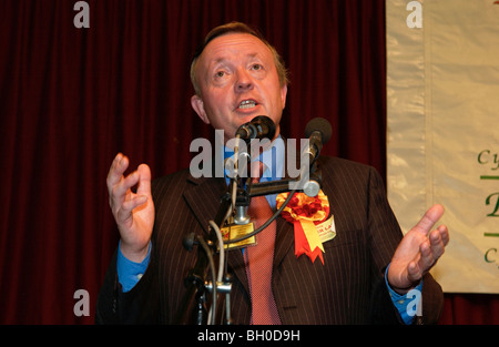 The late Peter Law standing as an independent won Blaenau Gwent constituency in 2005 General Election Ebbw Vale South Wales UK Stock Photo