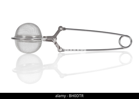 Tea infuser isolated on a white background Stock Photo