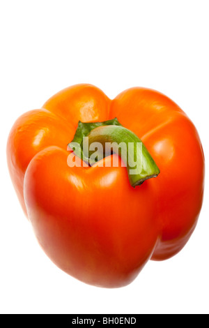 red pepper isolated on pure white background Stock Photo