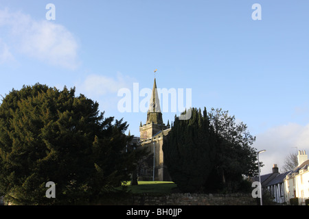 Largo and  Newburn Parish Church Upper Largo Fife Scotland   December 2009 Stock Photo