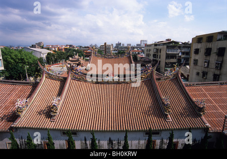 Bao An Temple, Taipei, Northern Taiwan, Taiwan, R.O.C. Stock Photo