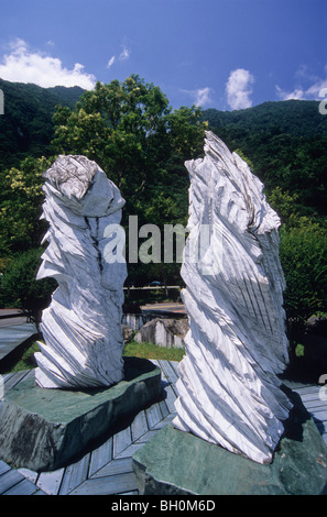 Visitor Center, Taroko National Park, Hualien County, Eastern Taiwan, Taiwan, R.O.C. Stock Photo