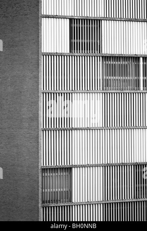 JK Building, modern building design by Oscar Niemeyer, modern architecture, located in Belo Horizonte, MG, Brazil Stock Photo