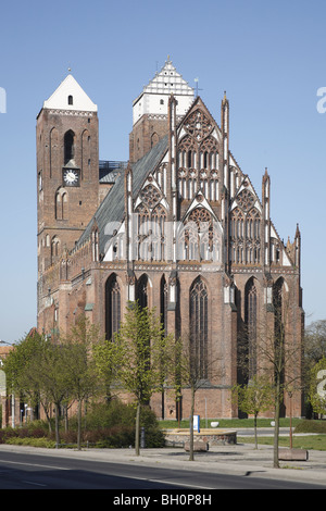 Prenzlau Marien Kirche Church Marienkirche Stock Photo