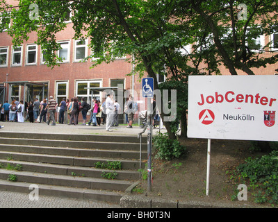 Berlin Neukoelln Job Center Arbeitsamt Employment Center Stock Photo