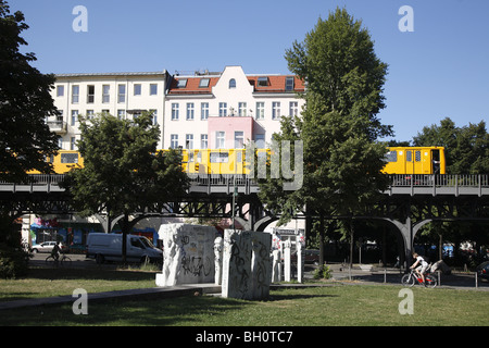 Berlin Schlesisches Tor Gate Stock Photo