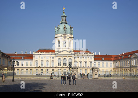 Berlin Schloss Castle Charlottenburg Stock Photo