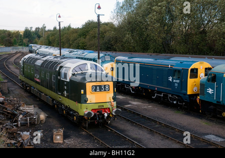 barrow hill roundhouse locomotive yard,chesterfield, england, uk Stock Photo