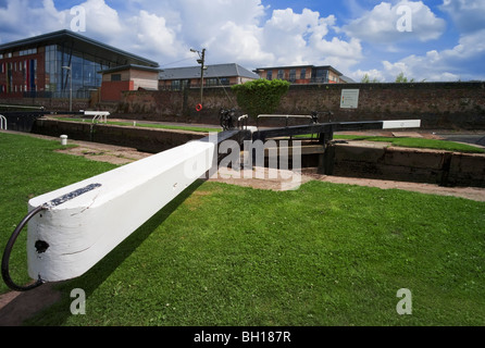 Diglis canal Basin Worcester City Stock Photo