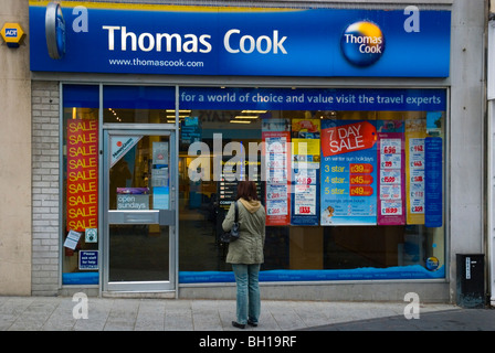 Thomas Cook travel agency office Stock Photo - Alamy