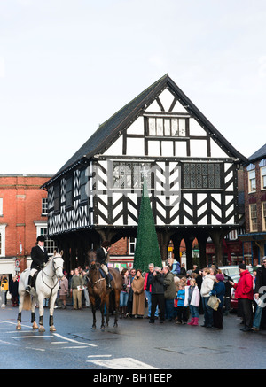 Boxing Day hunt in Ledbury Stock Photo