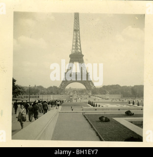 in liberated Paris, France at the conclusion of WWII. Stock Photo