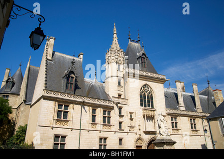 Jacques Coeur Palace in Bourges, Old city of Bourges, The Way of St. James, Chemins de Saint Jacques, Via Lemovicensis, Bourges, Stock Photo