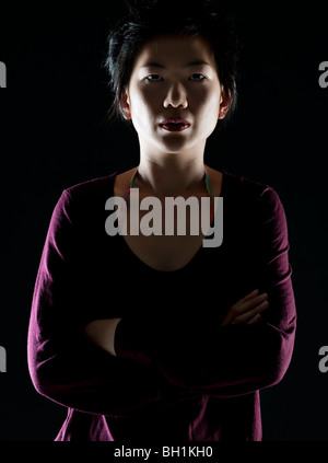 portrait  of oriental woman Stock Photo