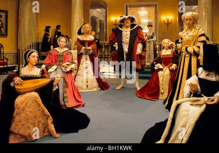Europe, Great Britain, England, London. Madame Tussauds. Henry VIII of England Stock Photo
