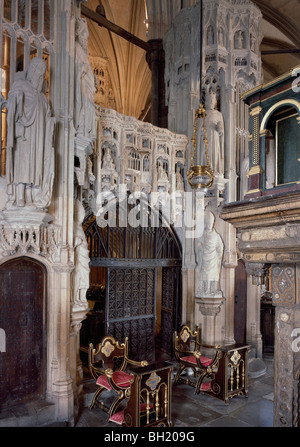 Henry V Gates Westminster Abbey Stock Photo