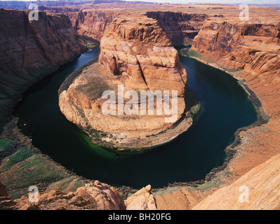 Horseshoe Bend in the Colorado River. Located just south of Page Arizona. Also part of the Glen Canyon National Recreation Area