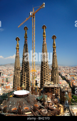 Sagrada Familia Towers Stock Photo