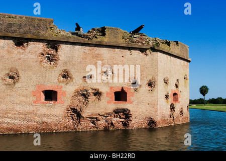 Fort Pulaski National Monument built 1829 to 1847 Stock Photo