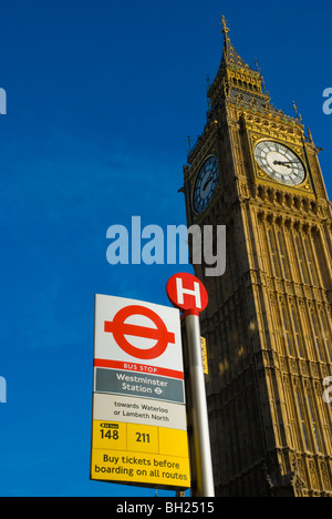 Westminster Station sign Parliament square central London England UK Stock Photo