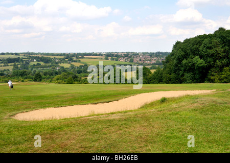 Golf course by Hemel Hempstead, Hertfordshire, England, UK. Stock Photo