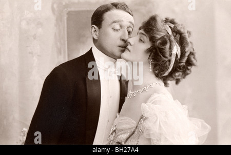 Air Kiss of the Upper Class Stock Photo