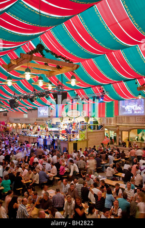 BEER TENT, CANNSTATTER VOLKSFEST FOLK FESTIVAL IN STUTTGART, GERMANY ...