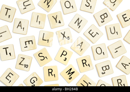 Scrabble tiles Stock Photo
