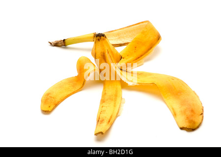 organic bananas Stock Photo