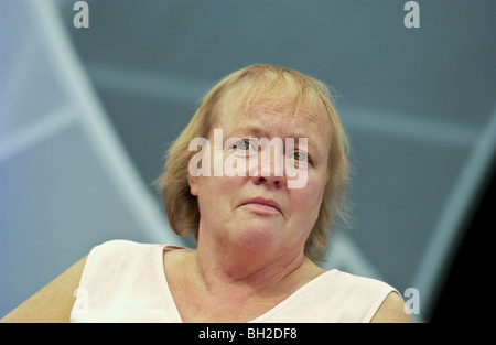 Mo Mowlam pictured at the Guardian Hay Festival 2002 Hay on Wye Powys Wales UK Stock Photo