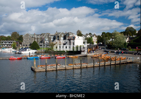 bowness on windermere harbour,lake windermere,cumbria Stock Photo