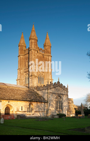 St Sampson's Church in the centre of Cricklade in Wiltshire, Uk Stock Photo