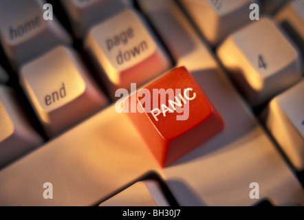 Panic Button Stock Photo