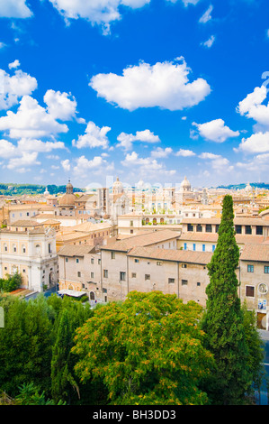 Panoramic view of Rome, Italy Stock Photo