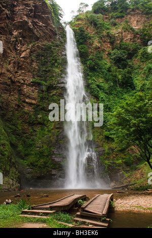 Africa Ghana Water Waterfalls Wli Waterfall Stock Photo