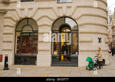England, London, City of London, Louis Vuitton Store, Detail of Colourful  Window Display Stock Photo - Alamy