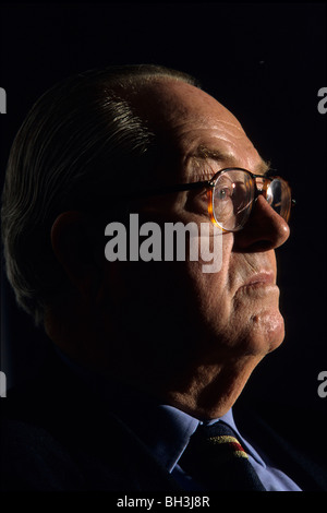 JEAN-MARIE LE PEN, PRESIDENT OF THE NATIONAL FRONT Stock Photo