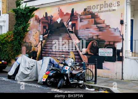 Motorcycle parking space London England UK Stock Photo: 16333868 - Alamy