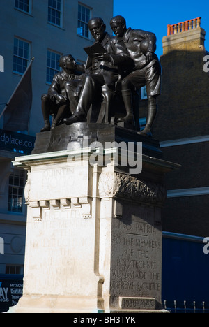 Quintin Hoff Statue in Portland Place Marylebone central London England UK Europe Stock Photo