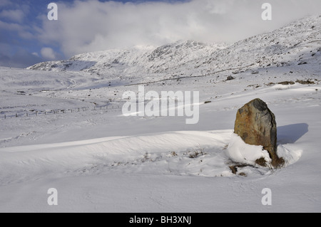 Pen-y-Gwryd Gwynedd North Wales UK January 2010 Stock Photo